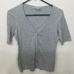 Women’s knit button up top size S NWOT